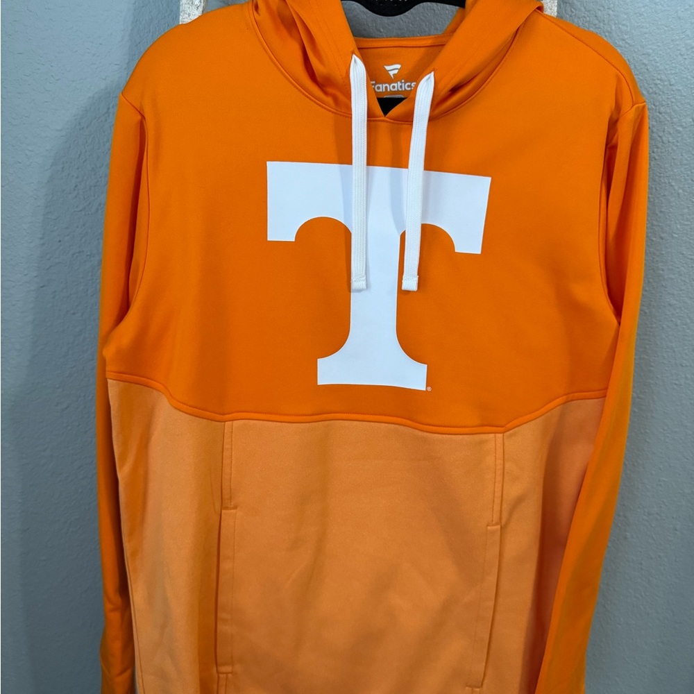 Fanatics Men's Orange and White Tennessee Hoodie Sweatshirt